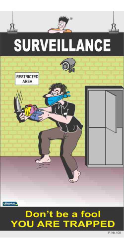 108 - Surveillance, 66 cm x 36 cm, UV Printed