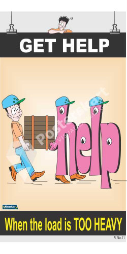 011 - Get Help, 66 cm x 36 cm, UV Printed