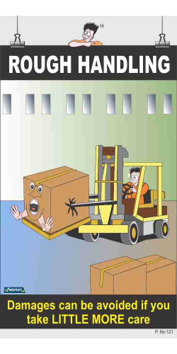 121 - Rough Handling, 66 cm x 36 cm, UV Printed