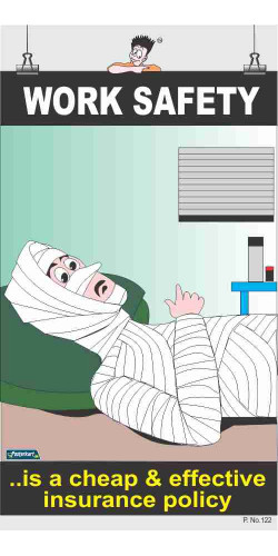 122 - Safeguard your body, 66 cm x 36 cm, UV Printed