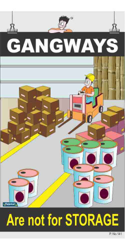 141 - Gangways, 66 cm x 36 cm, UV Printed