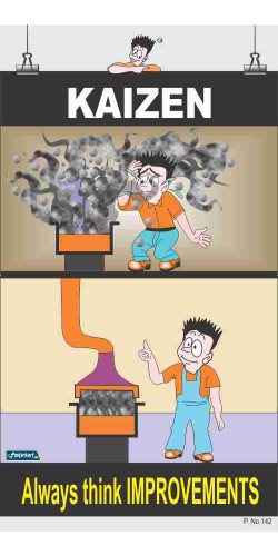 142 - KAIZEN, 66 cm x 36 cm, UV Printed