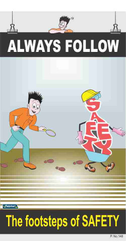 148 - Always Follow, 66 cm x 36 cm, UV Printed