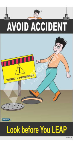 016 - Avoid Accident, 66 cm x 36 cm, UV Printed