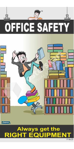 023 - Office Safety, 66 cm x 36 cm, UV Printed