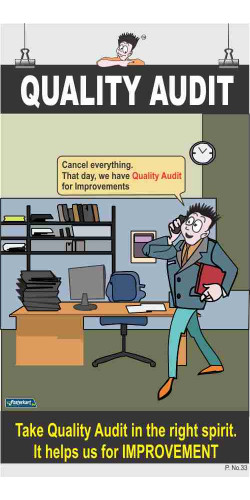 033 - Quality Audit, 66 cm x 36 cm, UV Printed