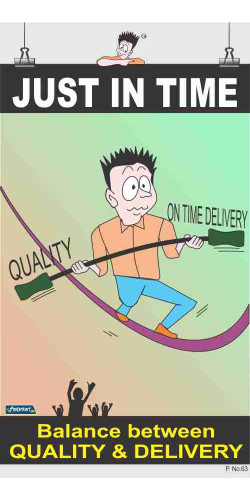 063 - Just In Time (JIT), 66 cm x 36 cm, UV Printed