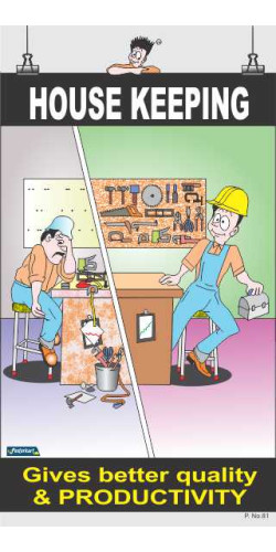 081 - Housekeeping, 66 cm x 36 cm, UV Printed