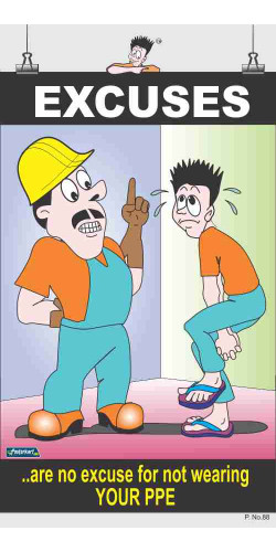 088 - Excuses, 66 cm x 36 cm, UV Printed