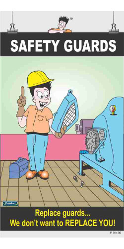 096 - Safety Guards, 66 cm x 36 cm, UV Printed