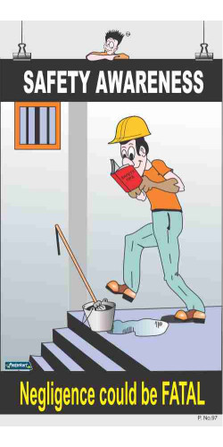 097 - Safety Awareness, 66 cm x 36 cm, UV Printed